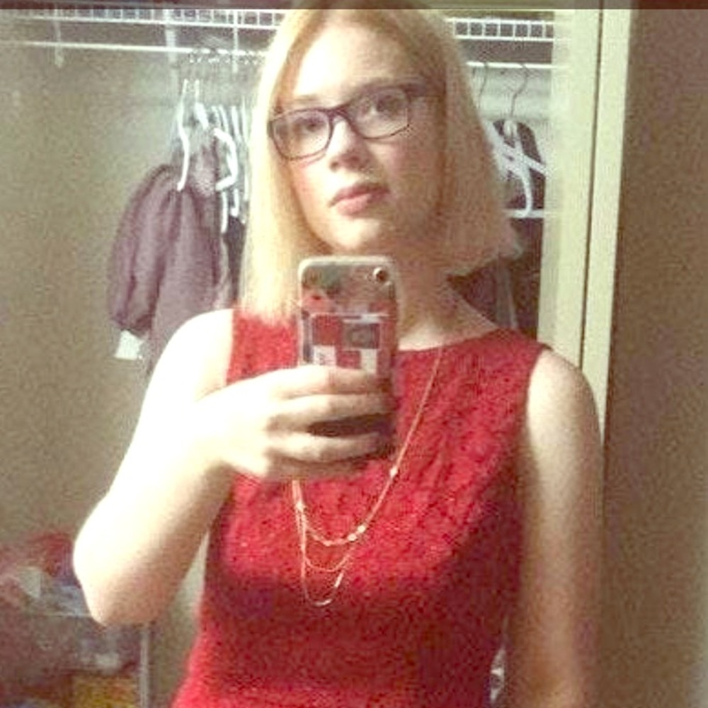 Speechless Sparkly Red Cocktail Dress